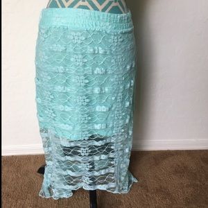 Teal Lace